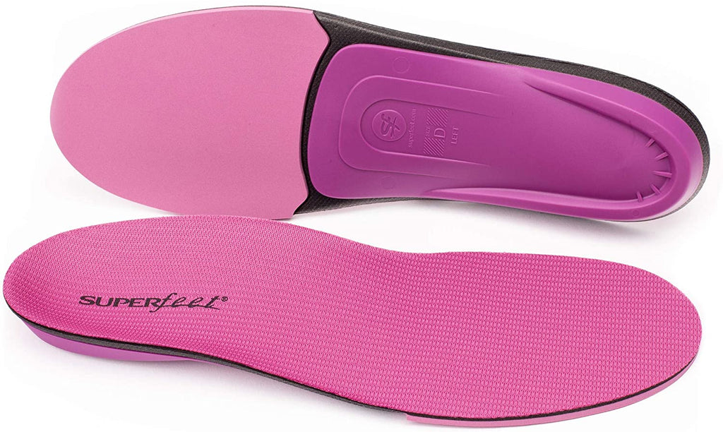 New Superfeet Pink Skate Insoles for Skate Size Women's 6.5 - 8