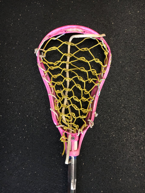 Load image into Gallery viewer, Used STX AL6000 Silver/Pink 43&quot; Girl&#39;s Lacrosse Stick
