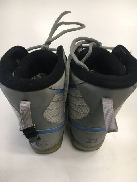 Load image into Gallery viewer, Used lamar Justice grey/blue Womens Size 5 Snowboard Boots
