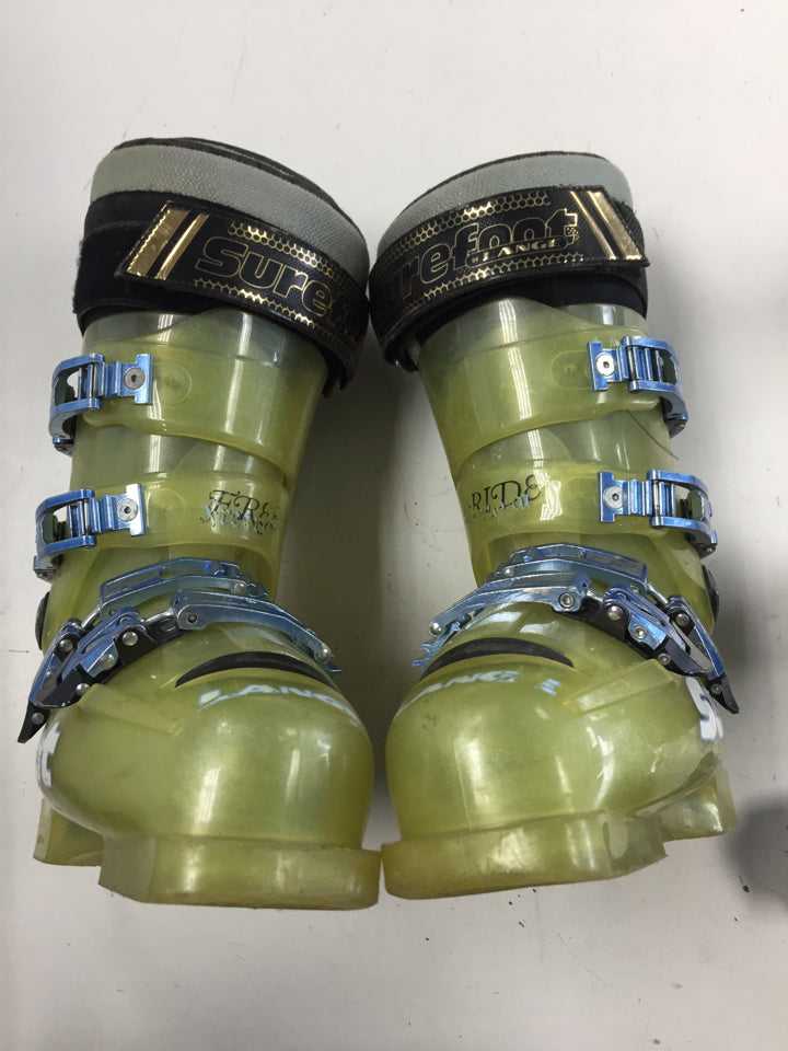 Load image into Gallery viewer, Lange Surefoot Green Size 292mm Used Downhill Ski Boots
