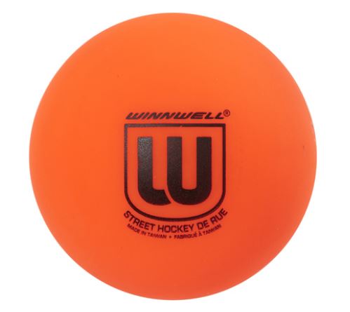 Winnwell 65mm 50G Medium New Color Orange Hockey Ball