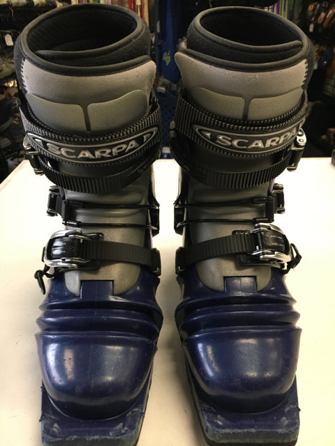 Load image into Gallery viewer, Scarpa T2 Blue Used Sr Size Specific 8.5 Cross Country Boots
