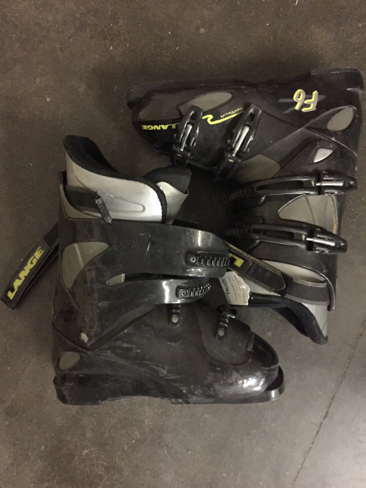 Lange F6 Black Size 318mm Used Downhill Ski Boots