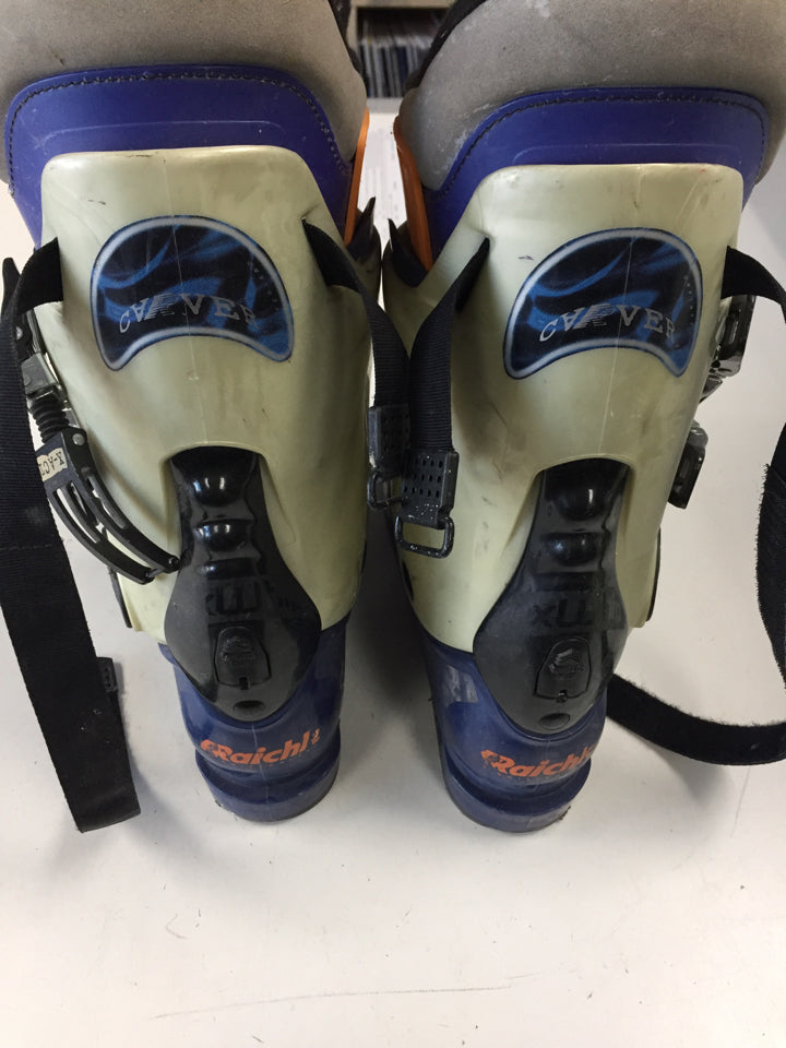 Raichle Carver Blue Size 286 mm Used Downhill Ski Boots