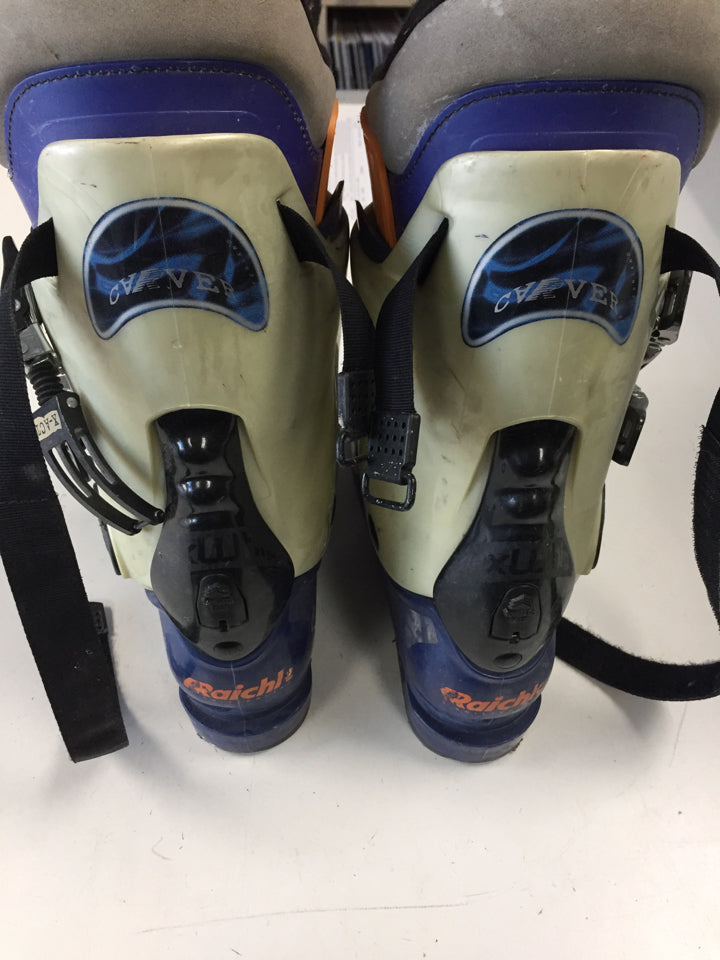 Load image into Gallery viewer, Raichle Carver Blue Size 286 mm Used Downhill Ski Boots
