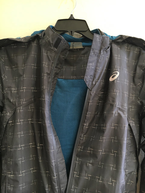 Load image into Gallery viewer, Used Asics Black/Grey Womens Medium Jacket
