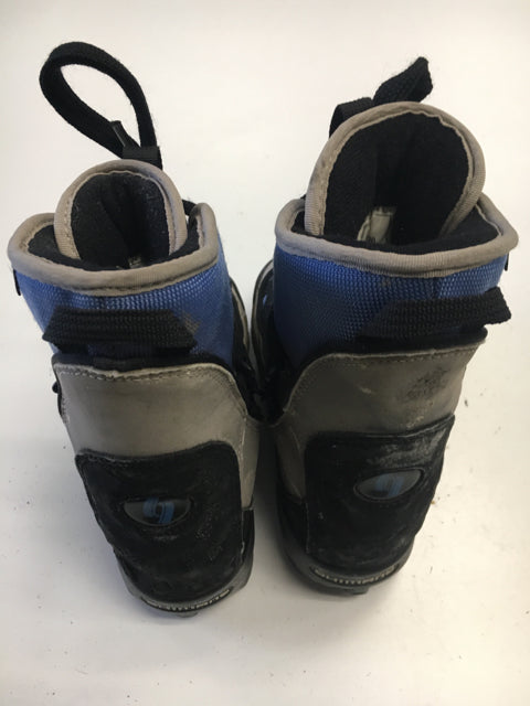 Load image into Gallery viewer, Used Shimano Clicker Blue/Black/Grey Mens Size 1 Snowboard Boots
