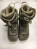 Used Salomon AutoFit Grey/Tan Womens Size 6.5 Snowboard Boots