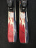 Used Dynastar Omeglass Black/Red Length 130 cm Downhill Skis w/Bindings