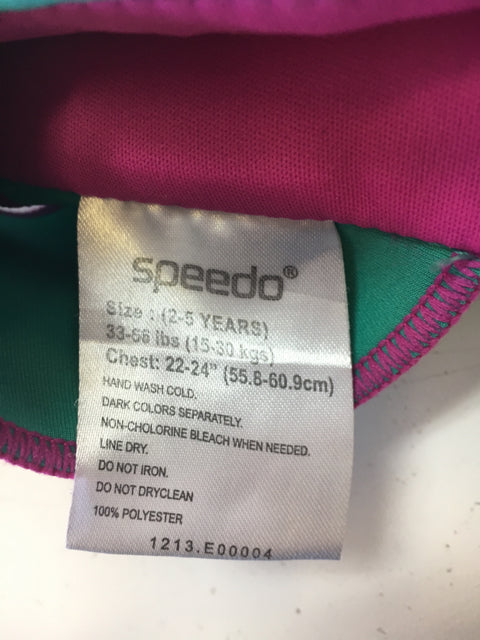 Load image into Gallery viewer, Speedo Teal/Pink Girls Size 30-50 lbs Girl&#39;s Used Life Vest
