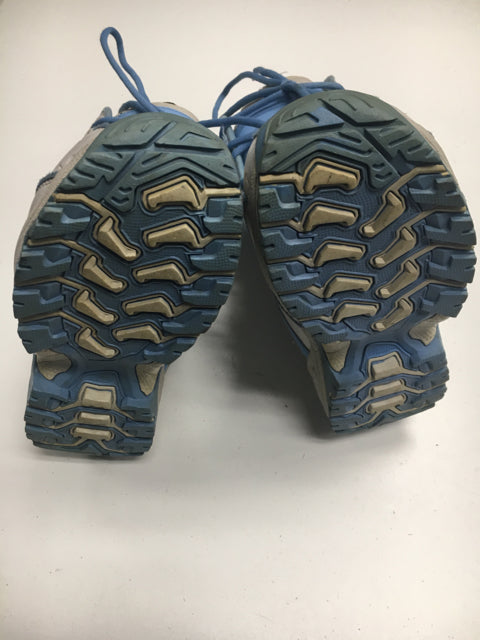 Load image into Gallery viewer, Used Heelside HS2533 Finesse White/Blue Womens Size Specific 7 Snowboard Boots
