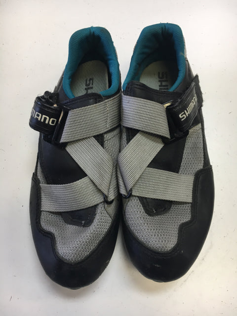 Shimano SH-A 070 Grey/Teal Womens 36 Used Biking Shoes