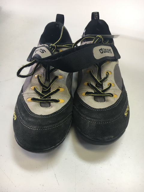 Shimano SPD Tan/Black Mens 7.5 Used Biking Shoes