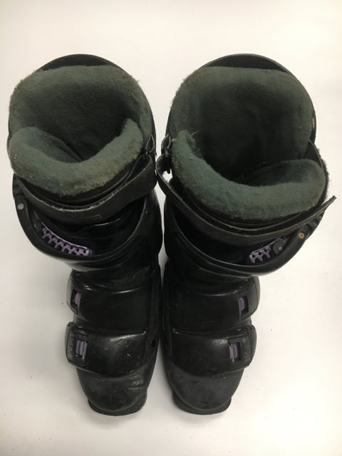 Used Nordica NX 6.3 SynTech Black/Purple/Green Size 24.5 Downhill Ski Boots