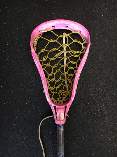 Load image into Gallery viewer, Used STX AL6000 Silver/Pink 43&quot; Girl&#39;s Lacrosse Stick
