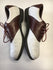 Reebok White/Brown Womens Size Specific 6.5 Used Golf Shoes