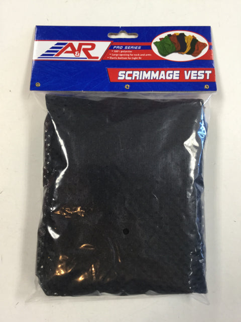 A&R Scrimmage Black Vest for Adults
