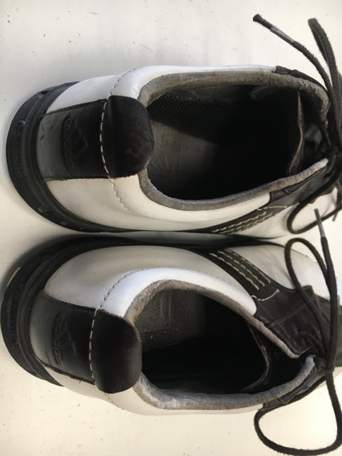 Load image into Gallery viewer, Adidas AdiPrene White/Brown Mens Size Specific 8 Used Golf Shoes
