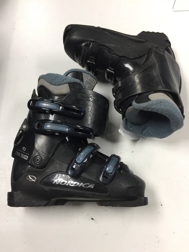 Load image into Gallery viewer, Nordica Trend CX Black/Blue Size 300mm Used Downhill Ski Boots
