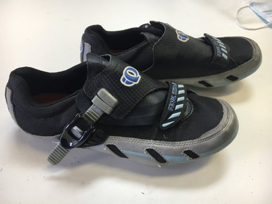 Used Pearl Izumi Black/BlueWomen's MTB Biking Shoes 41