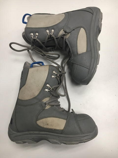 Load image into Gallery viewer, Used Burton Progression Grey Kids Size 5 Snowboard Boots
