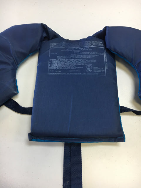 Kent Sporting Type III Blue Child Used Life Vest