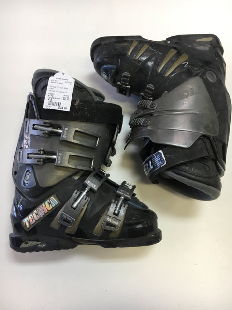 Tecnica TNT Icon Black Size 4.5 Used Downhill Ski Boots