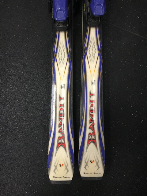 Rossignol Bandit White/Black/Blue Length 170cm Used Downhill Skis w/Bindings