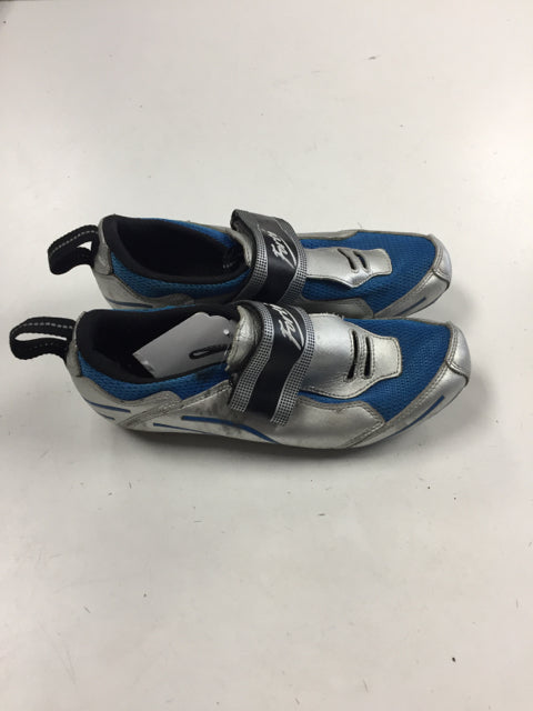Forte Silver/Blue Sr 7 Used Biking Shoes