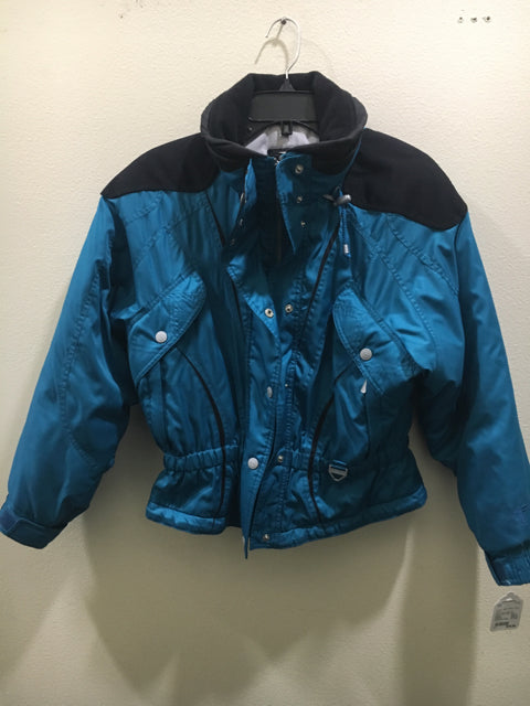 Load image into Gallery viewer, Tyrolia Teal Ladies Small Used Jacket
