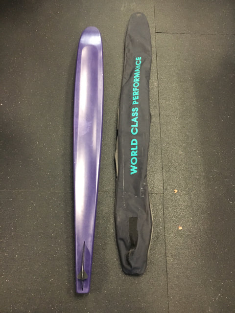 Load image into Gallery viewer, Kidder Tour Series Prestige Tunnel 5.0 Black/Pink Length 65" Used Water Skis
