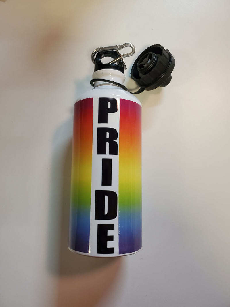 Load image into Gallery viewer, Elevate Pride Rainbow 20oz New Aluminum Waterbottle
