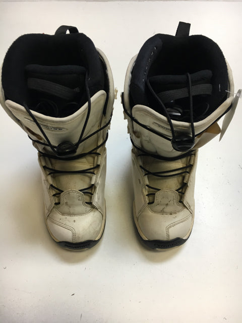 Load image into Gallery viewer, Salomon Self F20 Fusion White Womens Size Specific 4 Used Snowboard Boots
