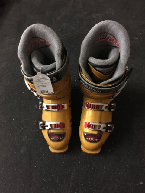 Tecnica 1con Yellow Size 312mm Used Downhill Ski Boots
