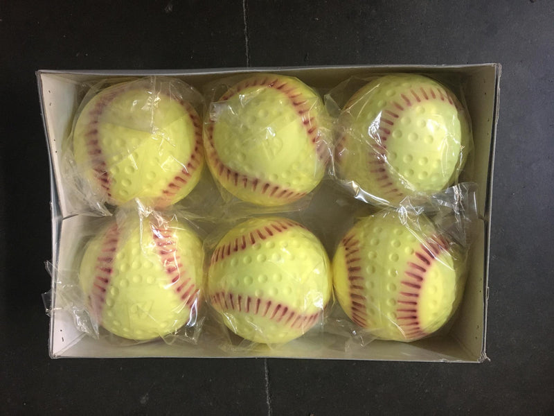 Load image into Gallery viewer, Baden 6 Pack Yellow/Red Size 12&quot; New Softball
