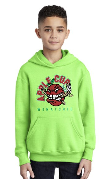 Load image into Gallery viewer, Wenatchee Apple Cup Youth Cotton Hoodie
