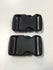 A&R Goalie Pad Buckles 2 Pack Black Size 1.5" New Goalie Accessories