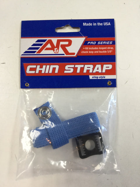 A&R Helmet Chin Strap Kit, Royal Blue, New
