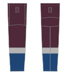 Bar Down Transportation Cut/Sew Dark Hockey Socks