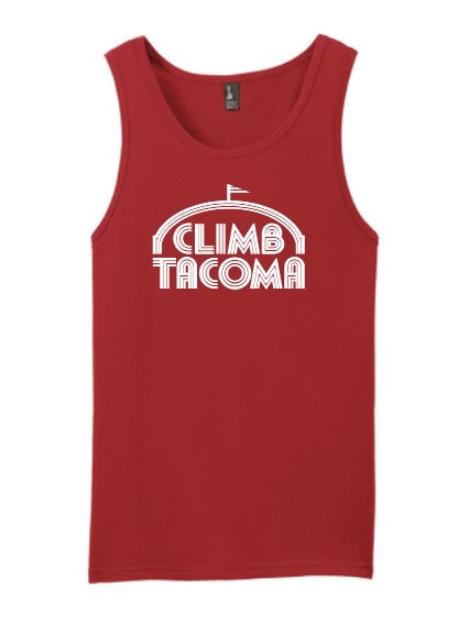 Climb Tacoma Red Tank Top