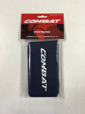 Combat Wristbands Navy 6" New Apparel