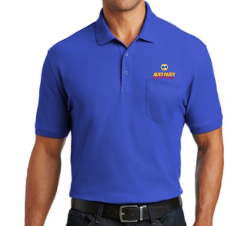 Napa Auto Classic Pique True Royal Pocketed Polo Shirt