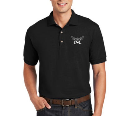 OWL Black Polo Shirt