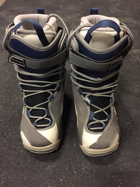 Used Salomon IVY grey/blue Womens 4.5 Snowboard Boots