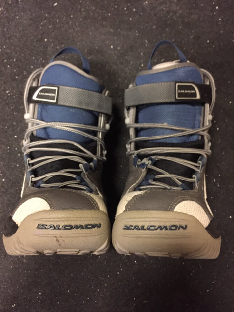Used Salomon IVY grey/blue Womens 4.5 Snowboard Boots