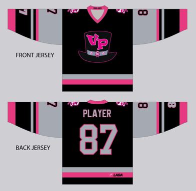 Load image into Gallery viewer, VooDoo Puckers Dark Sublimation Jerseys
