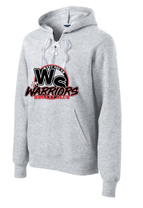 Load image into Gallery viewer, WSHC Adult Hockey Lace Hoodie
