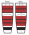 Tacoma Ice Hawks White Alternate Hockey Socks