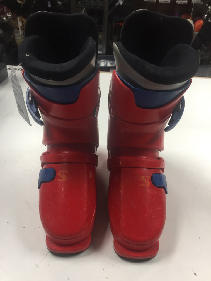 Load image into Gallery viewer, Salomon SX Red Size 278mm Used Downhill Ski Boots
