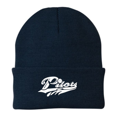 Pilots Softball New Navy Knit Beanie